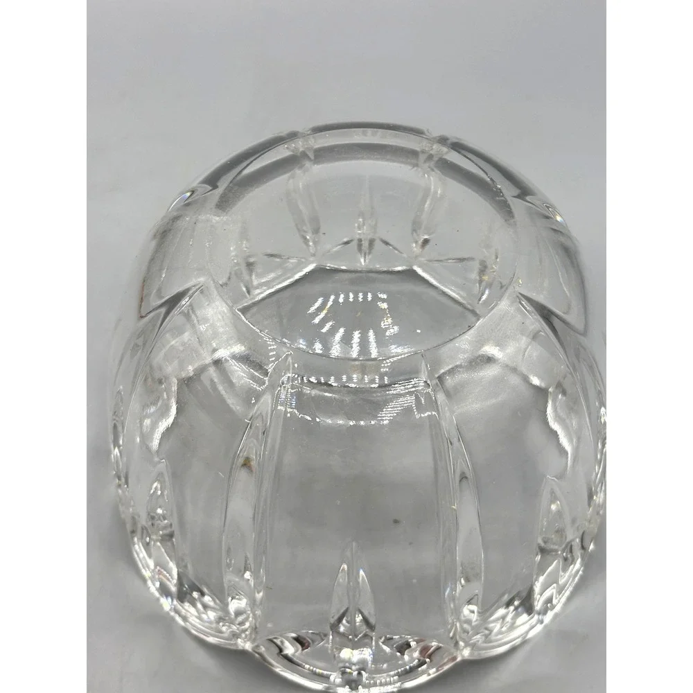Mikasa Crystal Cut Small Scalloped Nut‎ Candy Bowl Clear